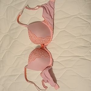 Pink lace detail Victoria's Secret bra